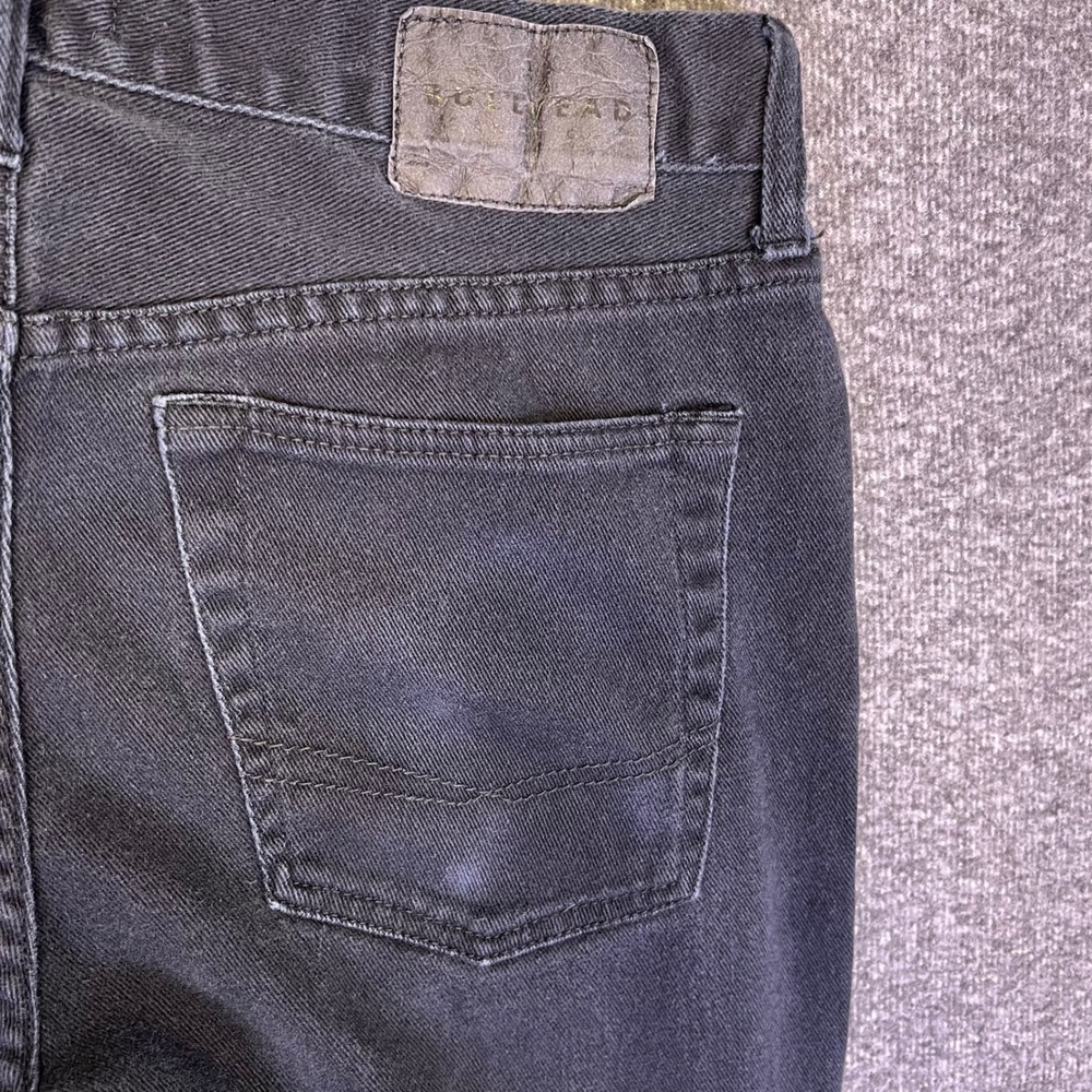Bullhead Jeans Mens 32x32 Black Skinny Skinniest Grunge Casual Stretch Denim - Picture 12 of 14